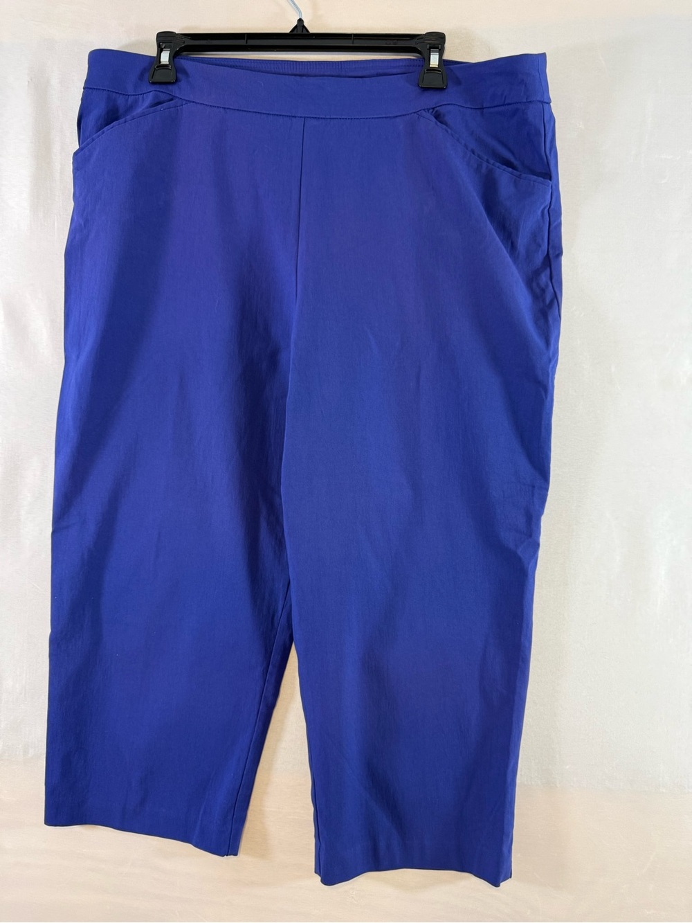 Time and Tru Women’s Cobalt Blue Pull-On Capri Pants Size XL 16–18